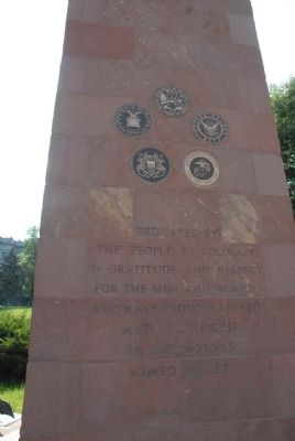 Colorado State Veterans Memorial Marker image. Click for full size.