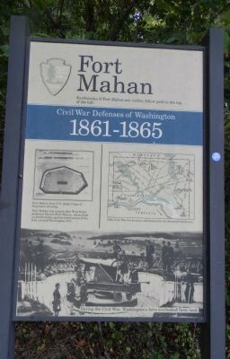 Fort Mahan Marker image. Click for full size.