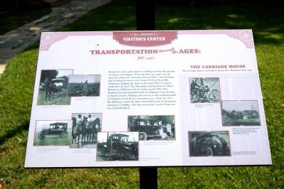 Transportation Through the Ages Marker image. Click for full size.