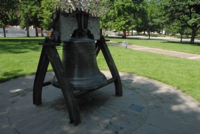 Liberty Bell Replica and Marker. Click for full size. Liberty Bell Replica and Marker image. Click for full size.