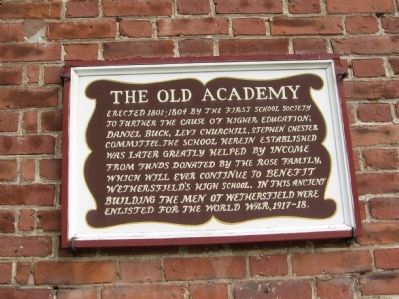 The Old Academy Marker image. Click for full size.