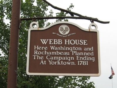 Webb House Marker. Click for full size. Webb House Marker image. Click for full size.