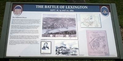 Anderson House - The Battle of Lexington image. Click for full size.
