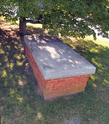 The Charles Dickenson burial vault image. Click for full size.