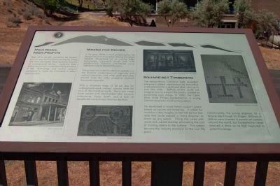 The Comstock Trail and History Kiosk Marker, Panel 3 image. Click for full size.
