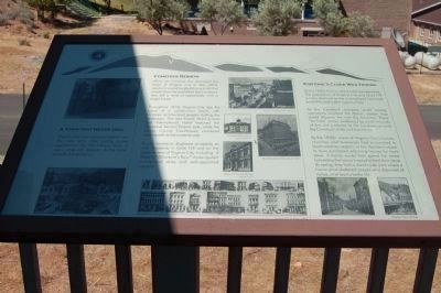 The Comstock Trail and History Kiosk Marker, Panel 4 image. Click for full size.