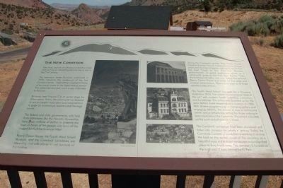 The Comstock Trail and History Kiosk Marker, Panel 5 image. Click for full size.