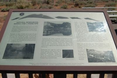 The Comstock Trail and History Kiosk Marker, Panel 6 image. Click for full size.