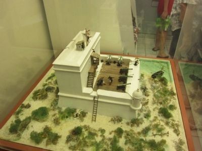 Model of Fort Matanzas image. Click for full size.