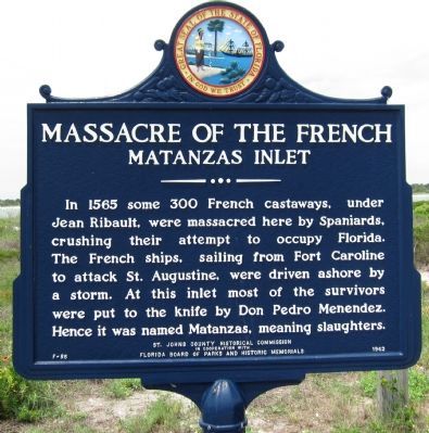 Massacre of the French Marker image. Click for full size.