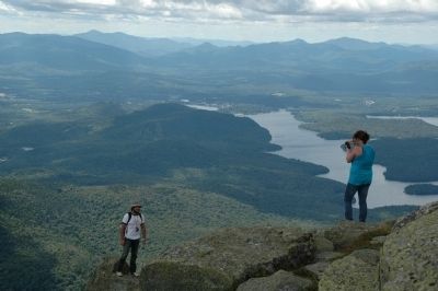 The Adirondacks - Lake Placid from Whiteface Mountain image. Click for full size.