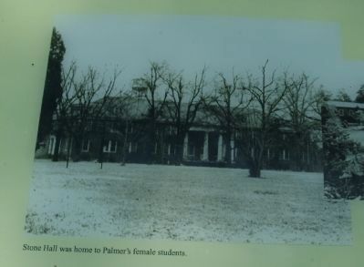 Stone Hall was home to Palmer's female students. image. Click for full size.