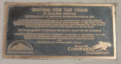 Waiting For The Train Marker image. Click for full size.