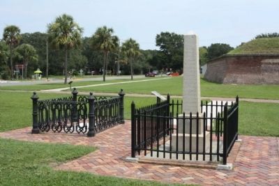 Oceola and USS Patapsco Marker image. Click for full size.