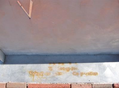 Back Base of Marker. Click for full size. Back Base of Marker image. Click for full size.