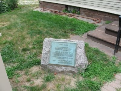 Webb House Marker. Click for full size. Webb House Marker image. Click for full size.
