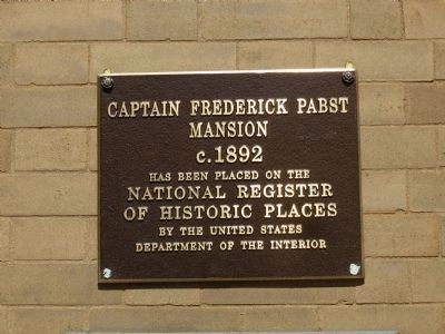 Captain Frederick Pabst Mansion. Click for full size. Captain Frederick Pabst Mansion image. Click for full size.