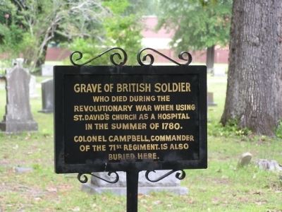 Grave of British Soldier Marker image. Click for full size.