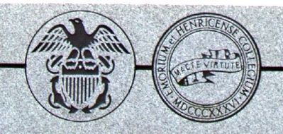 U.S. Navy and Emory & Henry College Seals image. Click for full size.