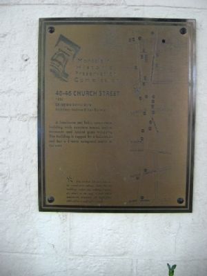 40-46 Church Street Marker image. Click for full size.