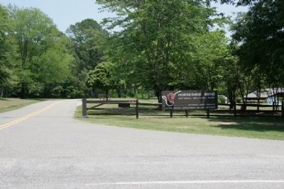 Entrance to Horseshoe Bend National Military Park image. Click for full size.