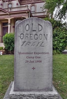 Old Oregon Trail Marker. Click for full size. Old Oregon Trail Marker image. Click for full size.