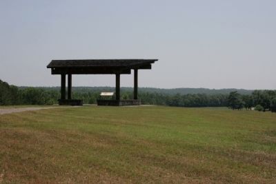 A Bloody Contest Marker Overlooking The Battlefield. image. Click for full size.