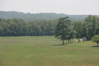 Horseshoe Bend Battlefield viewed from the Overlook image. Click for full size.