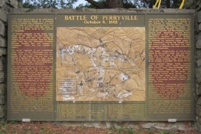 Battle of Perryville Marker image. Click for full size.