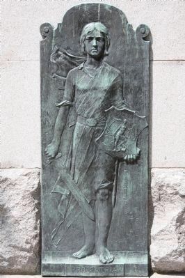 Former Washington County Confederate Monument Front Relief image. Click for full size.