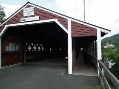 Haverhill-Bath Covered Bridge. Click for full size. Haverhill-Bath Covered Bridge image. Click for full size.
