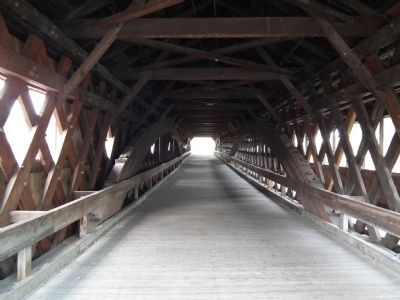 Haverhill-Bath Covered Bridge. Click for full size. Haverhill-Bath Covered Bridge image. Click for full size.