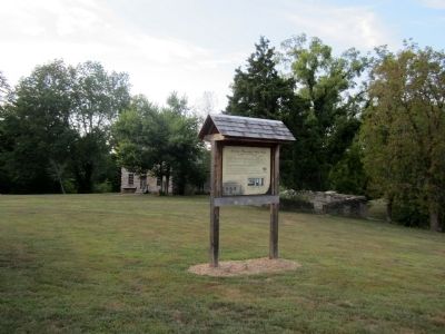 Lincoln Homestead State Park Marker (side 1) image. Click for full size.