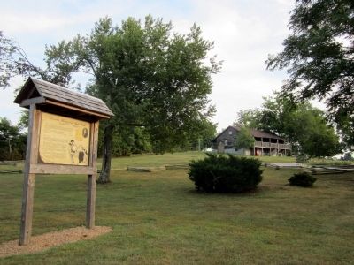 Lincoln Homestead State Park Marker (side 2). Click for full size. Lincoln Homestead State Park Marker (side 2) image. Click for full size.