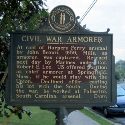 Civil War Armorer Marker image. Click for full size.