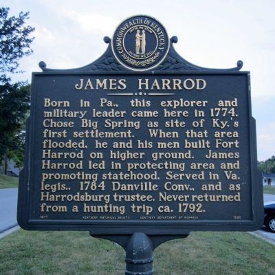 James Harrod Marker image. Click for full size.