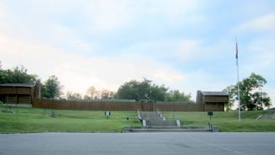 Fort Harrod (1927 replica). Click for full size. Fort Harrod (1927 replica) image. Click for full size.
