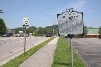 John Campbell Marker. Click for full size. John Campbell Marker image. Click for full size.