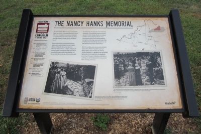 The Nancy Hanks Memorial Marker image. Click for full size.
