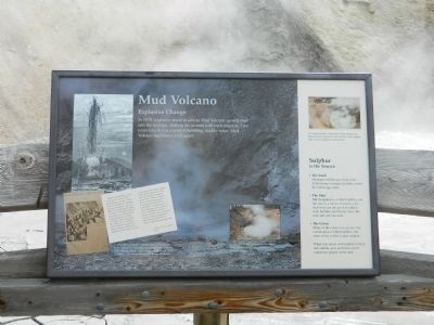 Mud Volcano Marker. Click for full size. Mud Volcano Marker image. Click for full size.