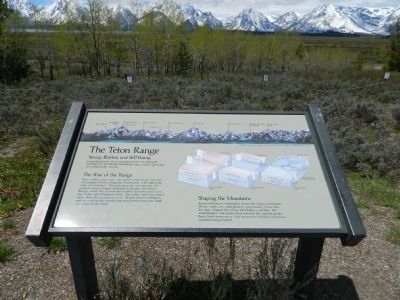 The Teton Range Marker. Click for full size. The Teton Range Marker image. Click for full size.