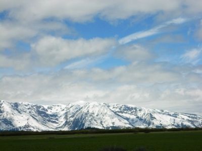 The Grand Tetons. Click for full size. The Grand Tetons image. Click for full size.