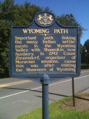 Wyoming Path Marker. Click for full size. Wyoming Path Marker image. Click for full size.