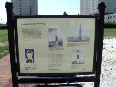 Assistant Keepers� Dwelling Marker image. Click for full size.