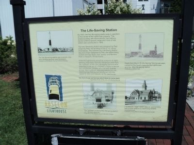 The Life-Saving Station Marker image. Click for full size.