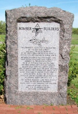 Bomber Builders Monument image. Click for full size.