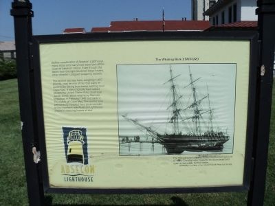 The Whaling Bark Stafford Marker image. Click for full size.