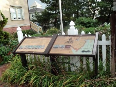 Markers in North Wildwood. Click for full size. Markers in North Wildwood image. Click for full size.