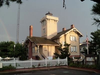 The Hereford Inlet Lighthouse. Click for full size. The Hereford Inlet Lighthouse image. Click for full size.