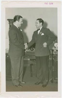 Grover Whalen and Guy Lombardo (right) image. Click for full size.